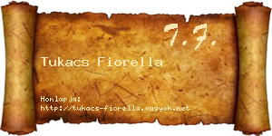 Tukacs Fiorella névjegykártya
